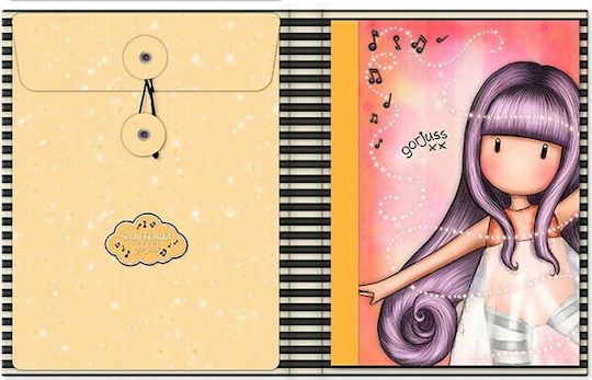 Santoro Little Dancer Kids Stationery Set with Eraser, Notepad, Mechanical Pencil and Ruler Little Dancer 5pcs
