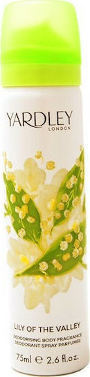 Yardley London Lilly Of The Valley Spray Deodorant Pentru Corp 75ml