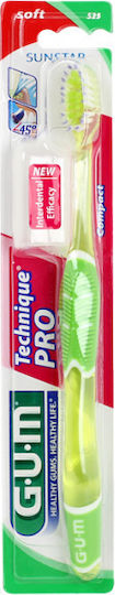 GUM Technique Pro 525 Четка за зъби Soft (Случаен Избор)