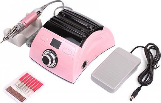 ZS-710 Nail Power Drill 30000rpm with Pedal 65W Pink