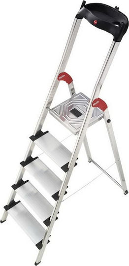 Hailo XXL Ladder Aluminum with 5+1 Steps 190cm