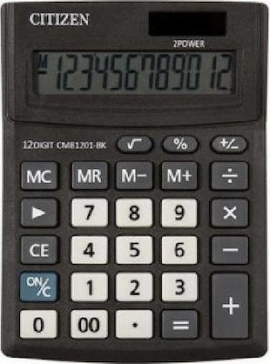 Citizen CMB1201 Calculator 12 Digits in Black Color