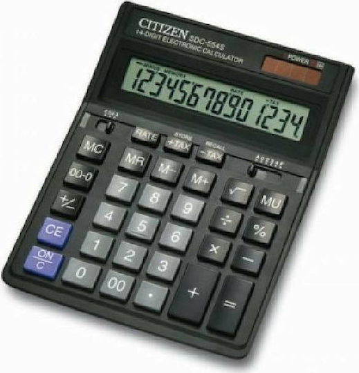 Citizen SDC-554S Calculator Accounting 14 Digits in Black Color