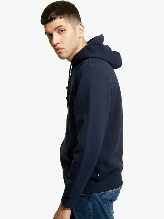 Sweatshirt with Hood Navy