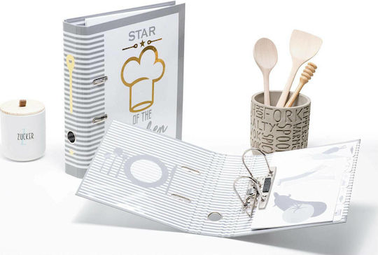 Herma Binders 8/22 for Paper A5 with 2 s Rings White Folder Star Kitchen A5 1pcs