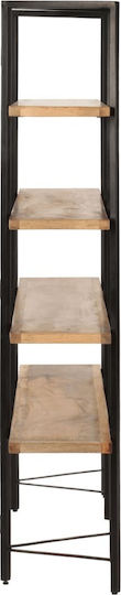 vidaXL Bücherregal aus Mangoholz 160x35x160cm