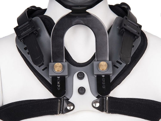 Medical Brace MB.2510 Saturn Ρυθμιζόμενος Νάρθηκας Αυχένα σε Μαύρο Χρώμα