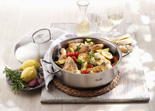 Fissler Original Profi Дълбока Неръждаема Тенджера 4.8лт / 28см