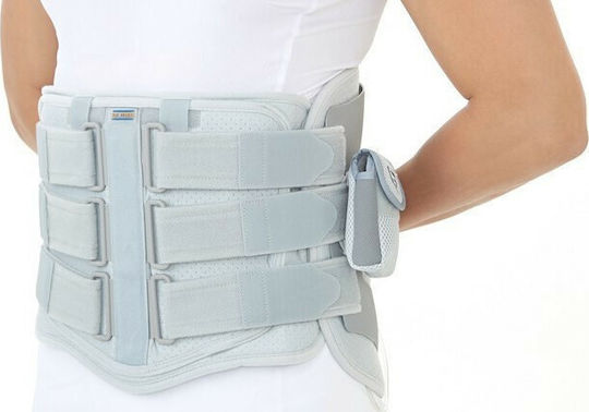 Medical Brace DR-B017 Ρυθμιζόμενος Νάρθηκας Μέσης σε Γκρι Χρώμα