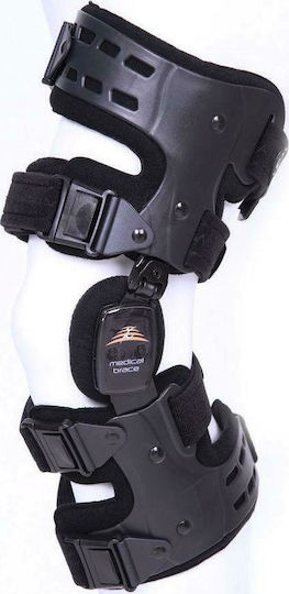 Medical Brace MB.4090 OA Varus Valgus Νάρθηκας Μηροκνημικός Αριστερής Πλευράς σε Μαύρο Χρώμα