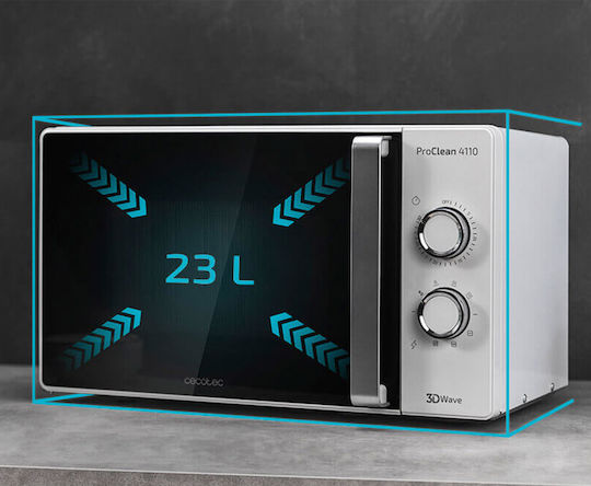 Cecotec ProClean 4110 Φούρνος Μικροκυμάτων με Grill 23lt Inox