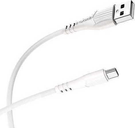 Borofone BX37 USB 2.0 Kabel USB Typ-C männlich - USB-A Weiß 1m