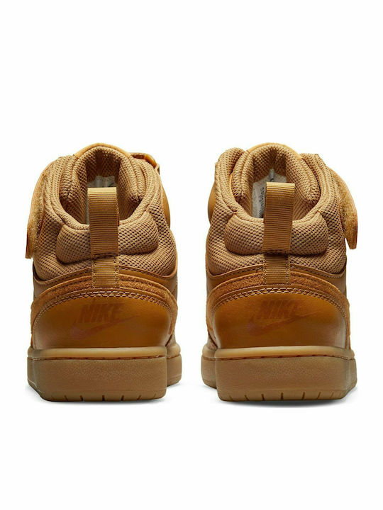 Court Borough Παιδικά Sneakers High με Σκρατς Ταμπά