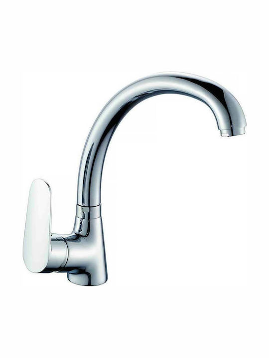 Gloria Aosta Kitchen Faucet Counter Silver