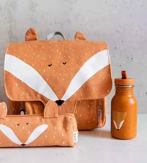 Trixie Mr. Fox Παιδικό Παγούρι Ανοξείδωτο Non Spill Πορτοκαλί 350ml
