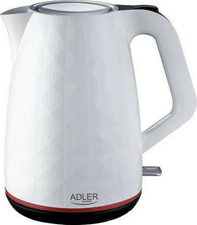 Adler Електрическа Кана 1.7л 2200W Бяла