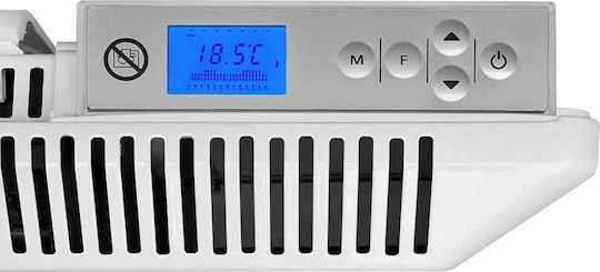 Radialight Sirio 20 Convector Heater Wall 2000W with Electronic Thermostat 105x42cm White