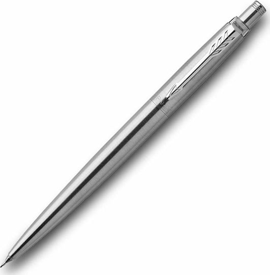Parker Jotter Core Duo Pen Set Ballpoint Medium with Mechanical Pencil made of Steel Silver in a case
