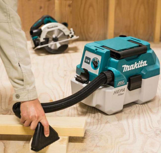 Makita Без зарядно устройство и батерия Тюркоазен