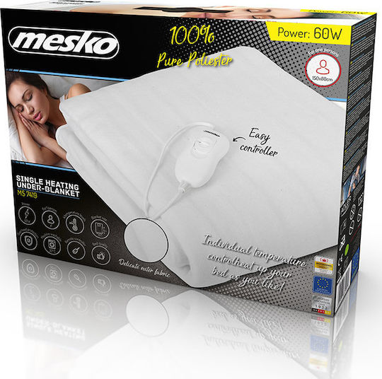 Mesko MS 7419 Waschbar Weiß 60W 80x150cm