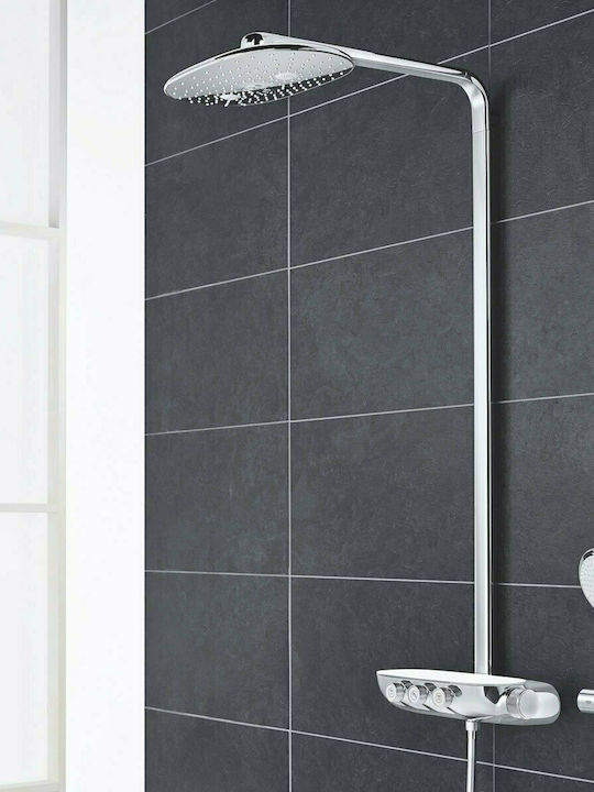 Grohe Smart Control Στήλη Ντουζ με Μπαταρία 109cm Ασημί