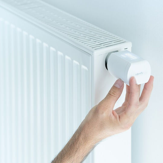 Somfy IO Ηλεκτρονική Θερμοστατική Κεφαλή με Wi-Fi για Σώμα Καλοριφέρ 1τμχ