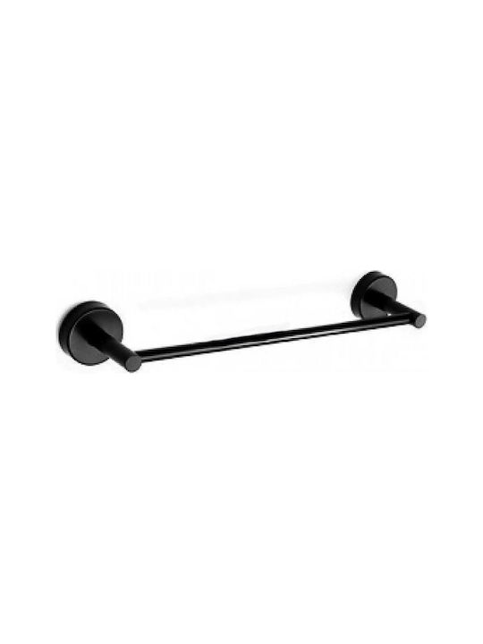 Karag Uno Single Wall-Mounted Bathroom Rail Black Matt