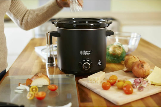 Russell Hobbs Chalkboard Slow Cooker 200W with Capacity 3.5lt Black