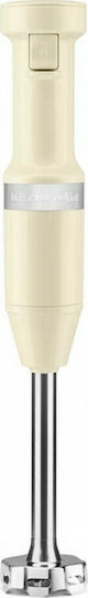 Kitchenaid Ραβδομπλέντερ με Ανοξείδωτη Ράβδο 180W Μπεζ