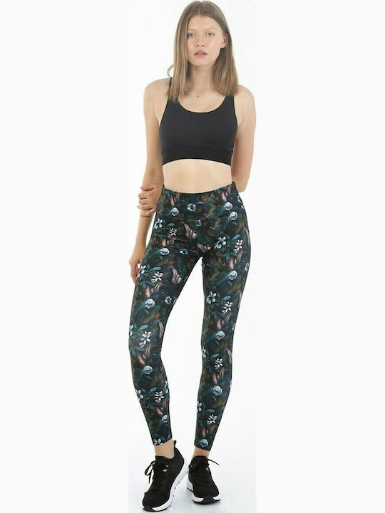 Women's Long Training Legging High Waisted Black