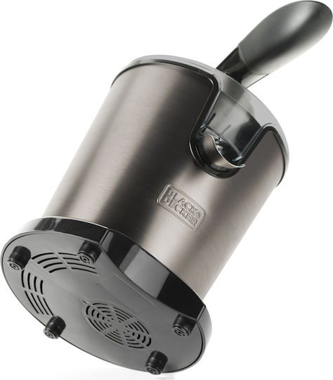 Black & Decker BXCJ350E Electric Juicer 350W with 400ml Capacity Inox Gray