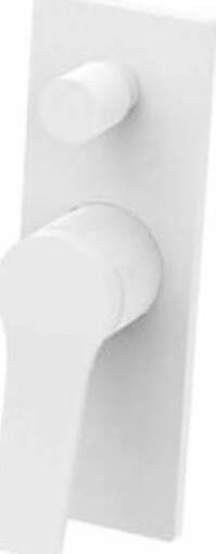 Karag Andare Built-in Faucet Mixer for Shower 2 Exits Bianco
