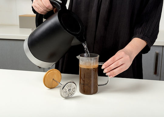 Nava Terrestrial Hand Filter Coffee Maker Stainless Steel Brown Coffee 600ml
