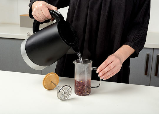 Nava Terrestrial Hand Filter Coffee Maker Stainless Steel Brown Coffee 600ml