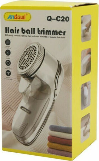 Andowl Qc20 Fabric Shaver White