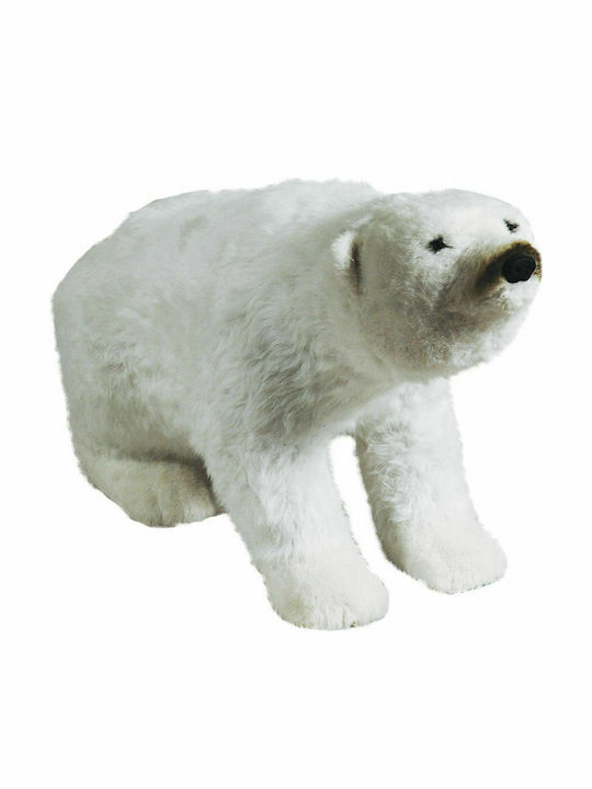 Lianos Christmas Plastic Figure Bear White Length 93cm