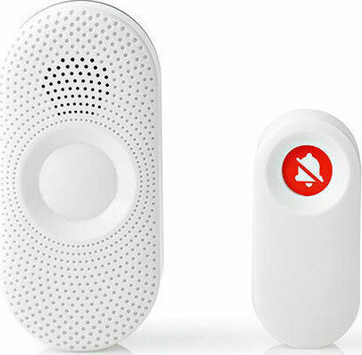 Nedis Wireless Doorbell with Built-in Do Not Disturb Function 80dB Gray