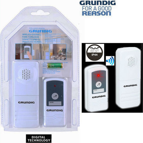 Grundig Ασύρματο Κουδούνι Πόρτας Λευκό