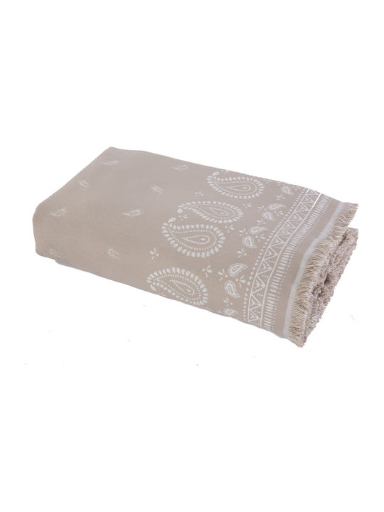 Nef-Nef Homeware Panter Ριχτάρι Πολυθρόνας Ζακάρ 170x180εκ. Ecru