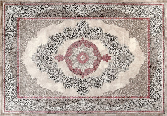 Tzikas Carpets Elements Σετ Χαλιά Κρεβατοκάμαρας Elements Γκρι-ροζ 159-0-355-33116-955 2τμχ
