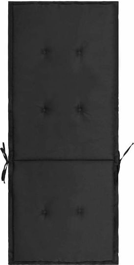 vidaXL Perne Pentru Scaune De Grădină Negru 4 Buc 120x50 cm vidaXL Perne Pentru Scaune De Grădină Negru 4 Buc 120x50 cm