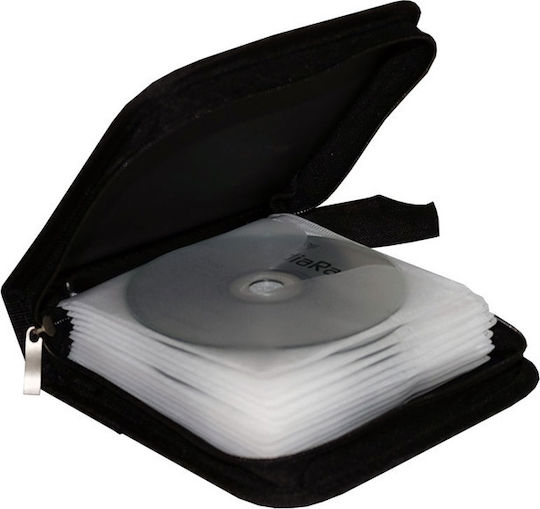 MediaRange BOX50 Nylon Black για 24 CDs