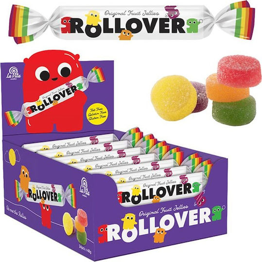 Yammi's 24 Jellies Rollover with Flavor Fruit Gluten Free Vegan 1pcs 48gr