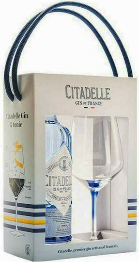Citadelle Σύνθεση με Ποτήρια Gin De France 700ml