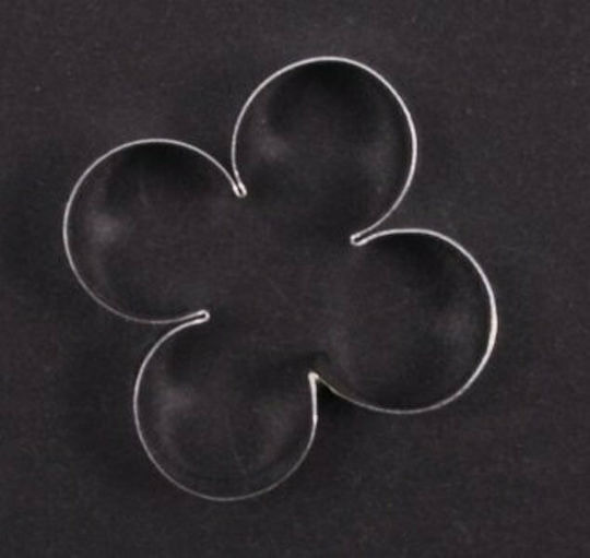 Metallic Flower-Shaped Cookie Cutter 3pcs AFY1811-15B RYJ