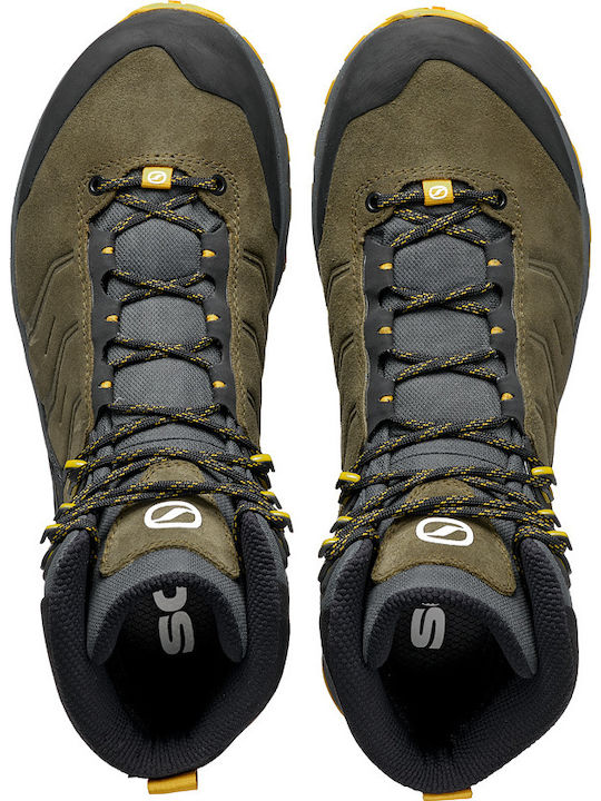 Scarpa Rush TRK GTX Ανδρικά Ορειβατικά Μποτάκια Αδιάβροχα με Μεμβράνη Gore-Tex Πράσινα