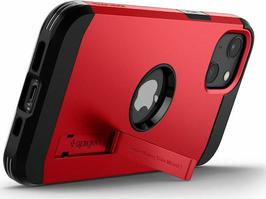 Spigen Tough Armor Back Cover Plastic / Silicone 2mm Red (iPhone 13)