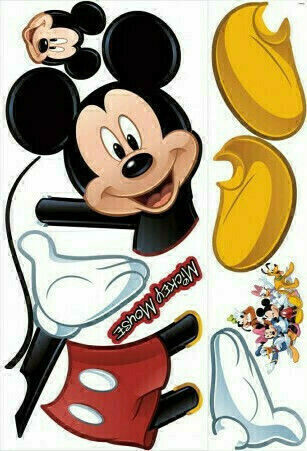 RoomMates Decor Детска стикерна за стена Стена Mickey & Friends 10бр
