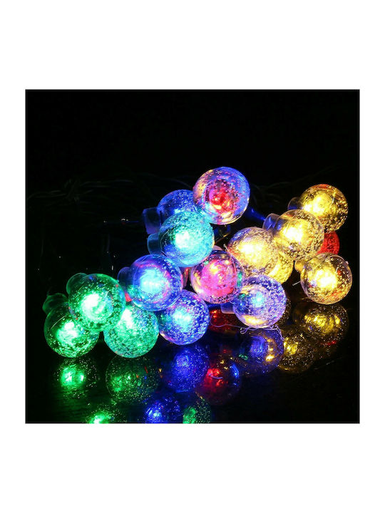 30 Λαμπάκια LED 4.25μ. RGB Μπαταρίας σε Σειρά