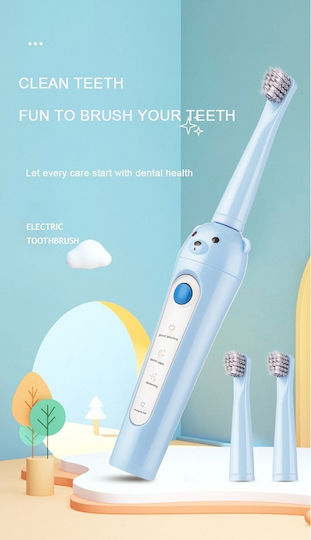 Qiaoyang Diamond Clean Children's Electric Toothbrush with Replacement Heads